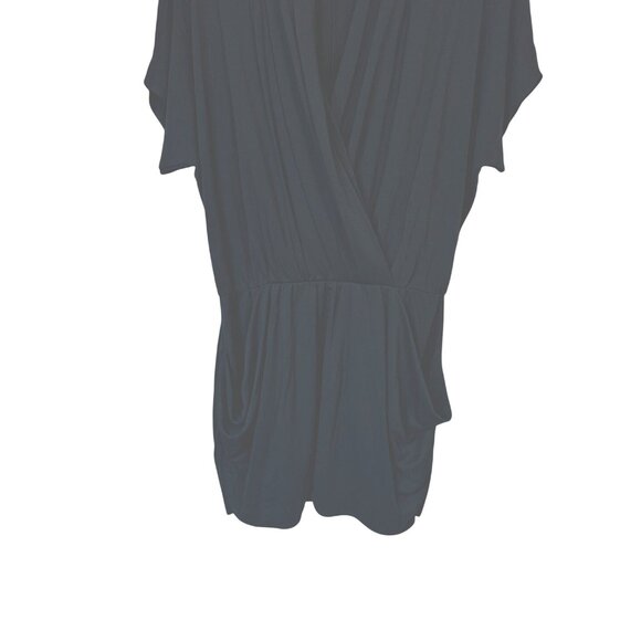 2/$30  Rachel Roy Medium Black Mini Short Romper 100% Polyester - Picture 11 of 12